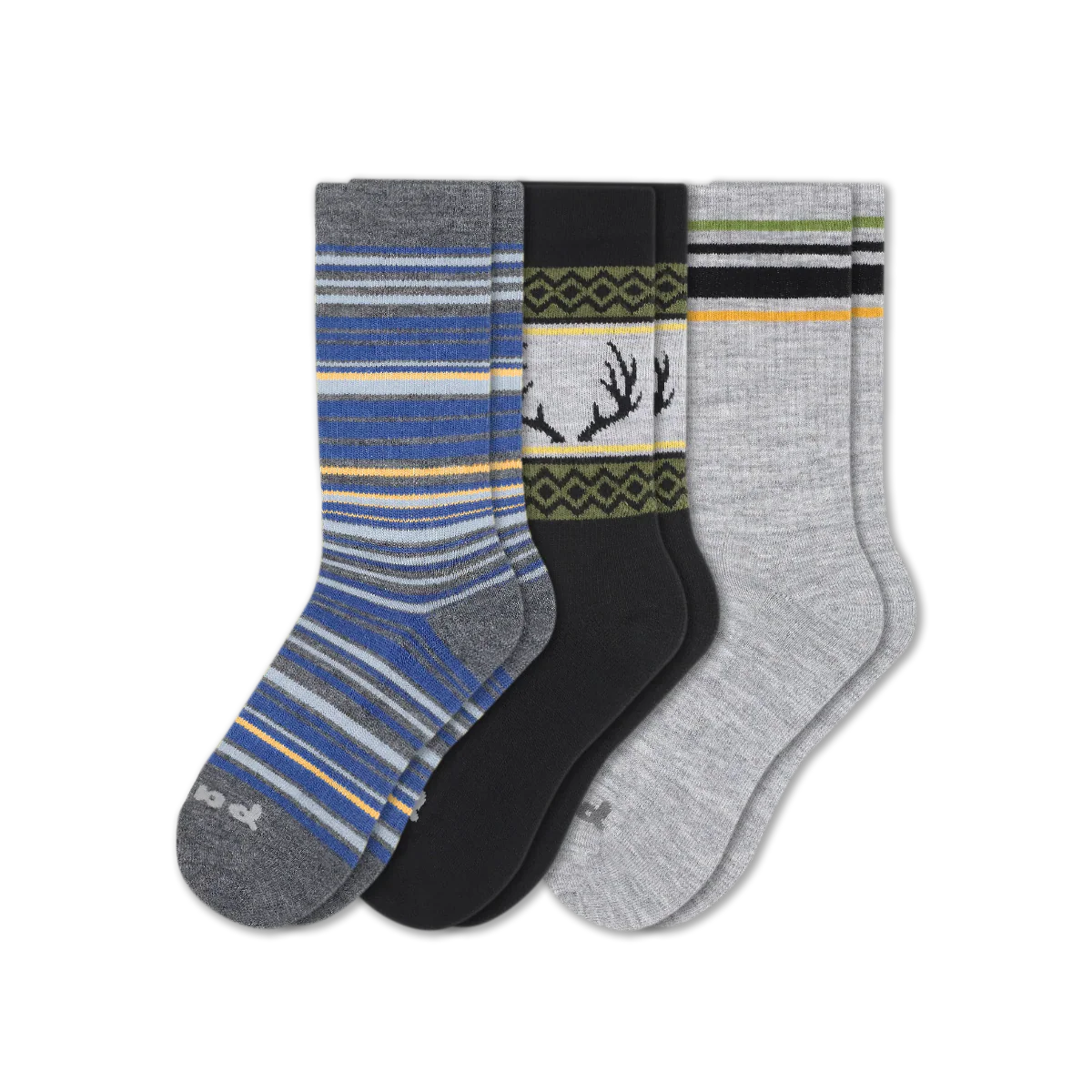 3 Pack - Men's Crew Pacas Socks - Image 240