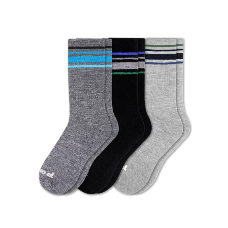 3 Pack - Men's Crew Pacas Socks - Image 31