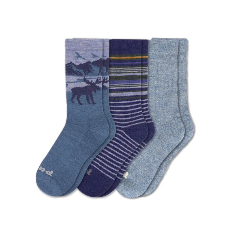 3 Pack - Men's Crew Pacas Socks - Image 33