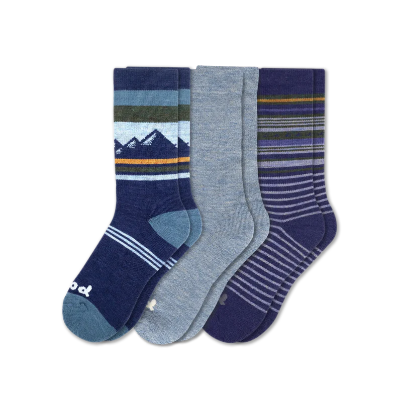 3 Pack - Men's Crew Pacas Socks - Image 34