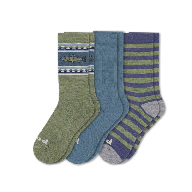 3 Pack - Men's Crew Pacas Socks - Image 38