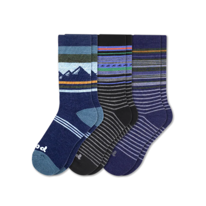 3 Pack - Men's Crew Pacas Socks - Image 43