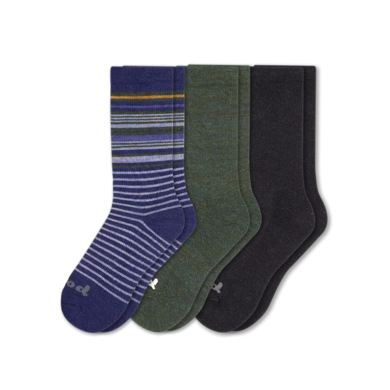 3 Pack - Men's Crew Pacas Socks - Image 45