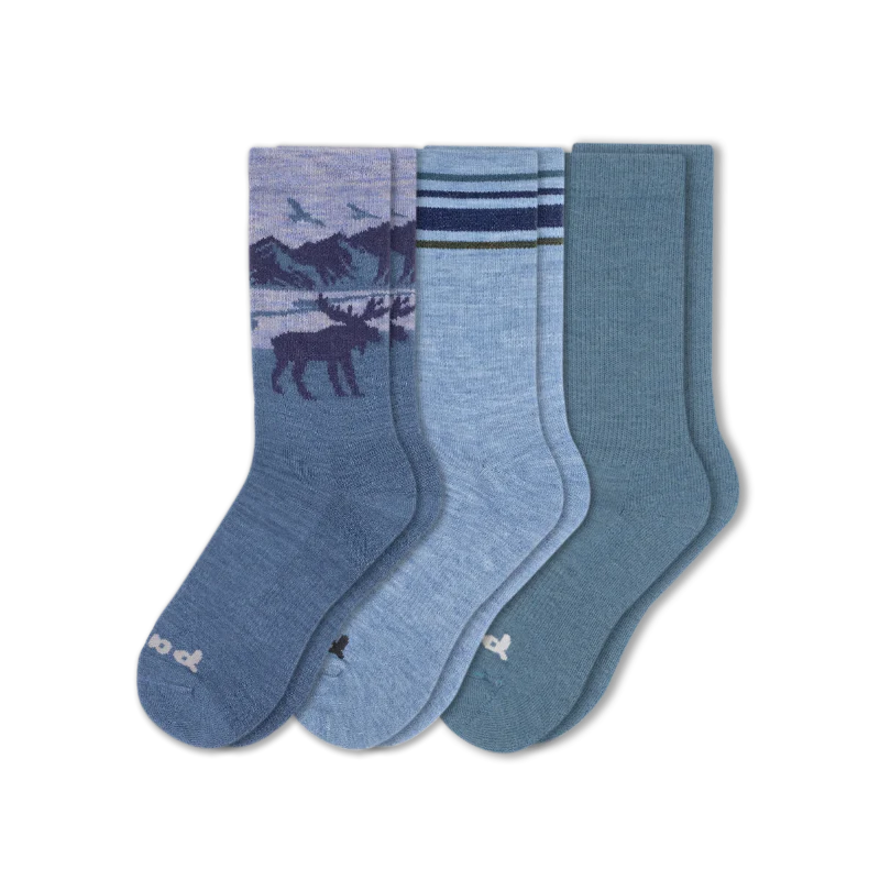 3 Pack - Men's Crew Pacas Socks - Image 48