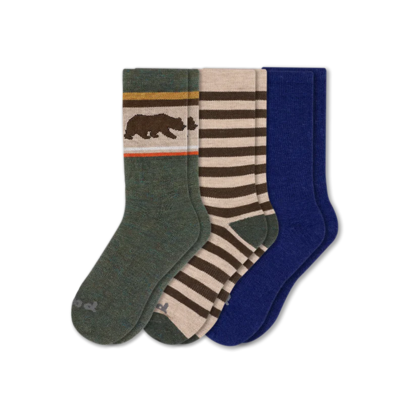 3 Pack - Men's Crew Pacas Socks - Image 55