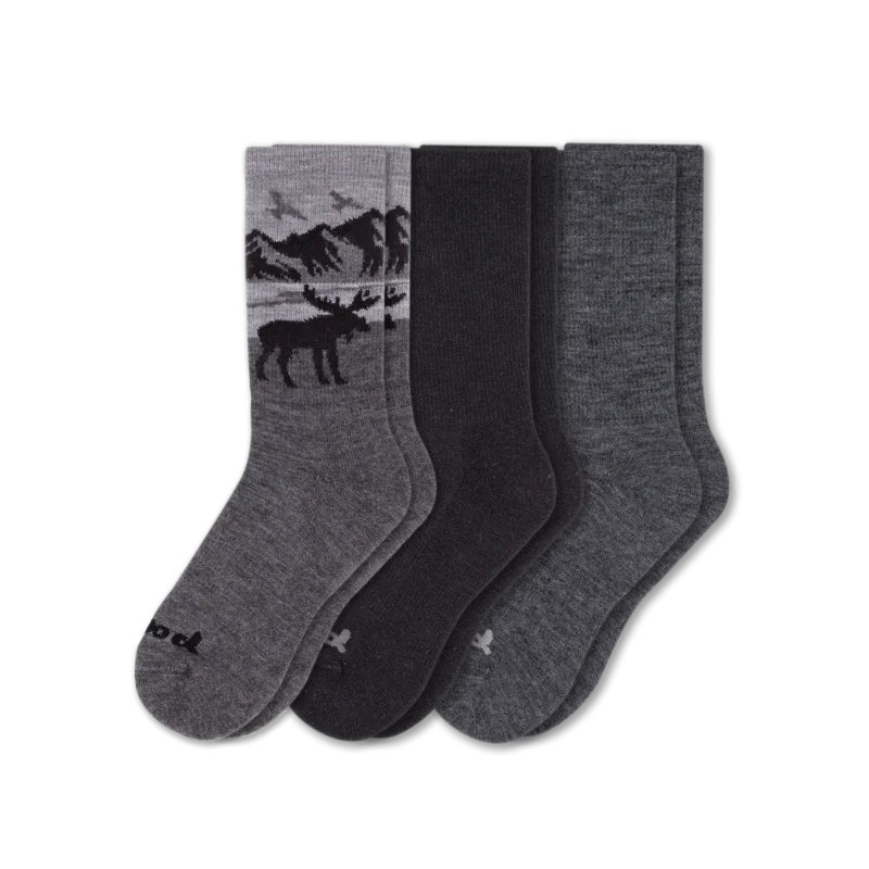 3 Pack - Men's Crew Pacas Socks - Image 60
