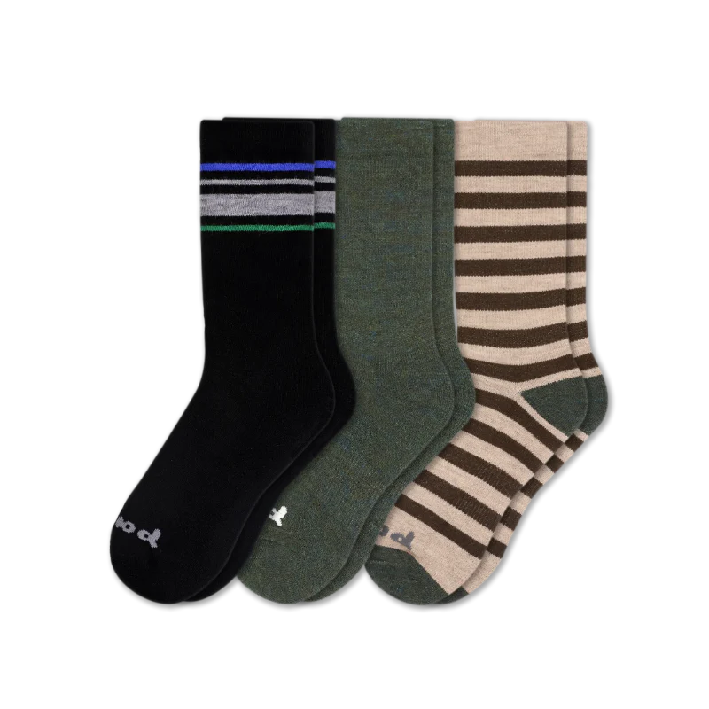 3 Pack - Men's Crew Pacas Socks - Image 64