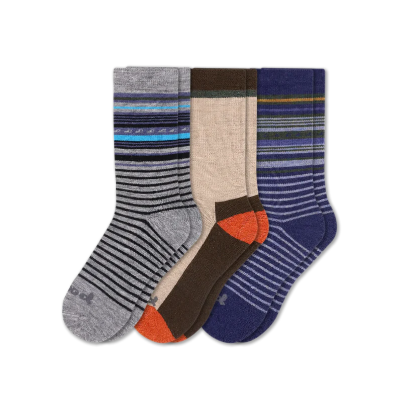 3 Pack - Men's Crew Pacas Socks - Image 85