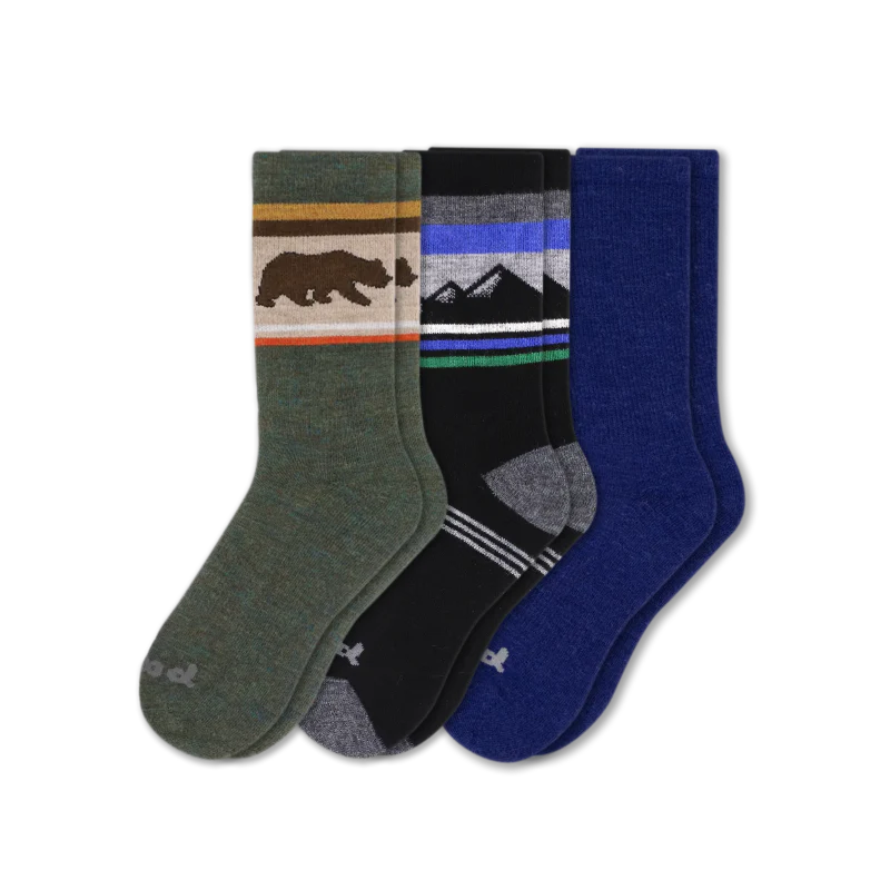 3 Pack - Men's Crew Pacas Socks - Image 86