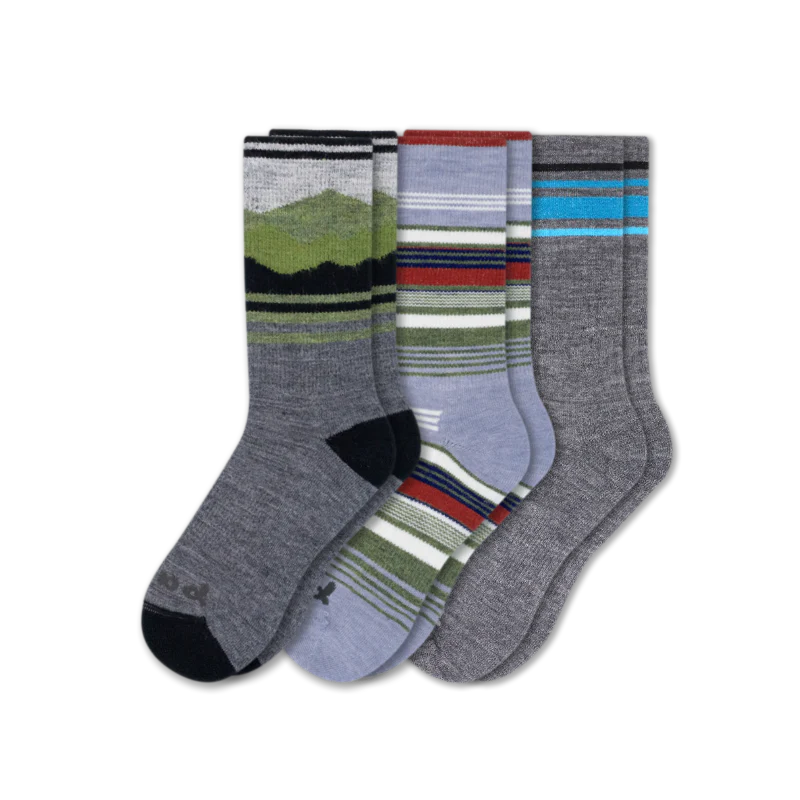 3 Pack - Men's Crew Pacas Socks - Image 89