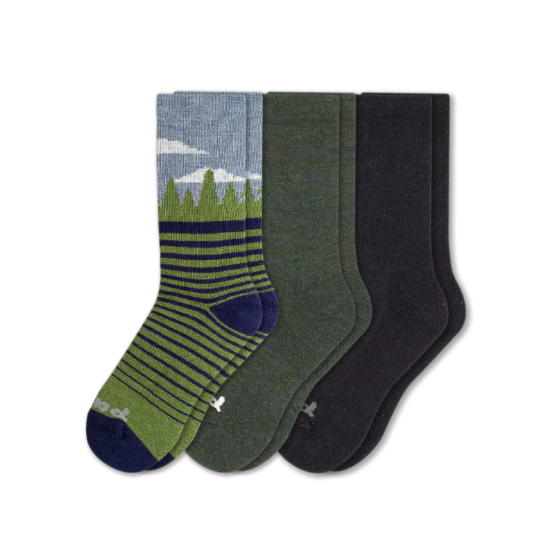 3 Pack - Men's Crew Pacas Socks - Image 90