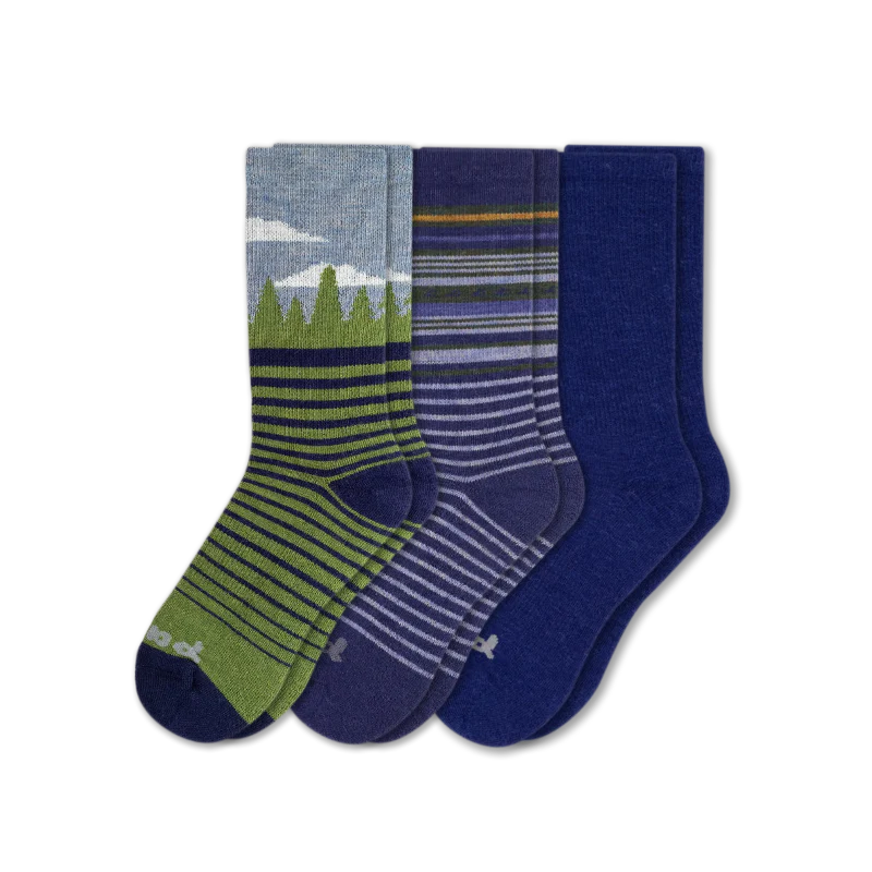 3 Pack - Men's Crew Pacas Socks - Image 92