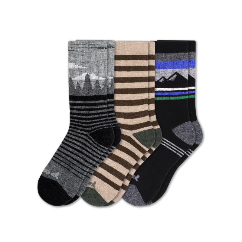3 Pack - Men's Crew Pacas Socks - Image 93