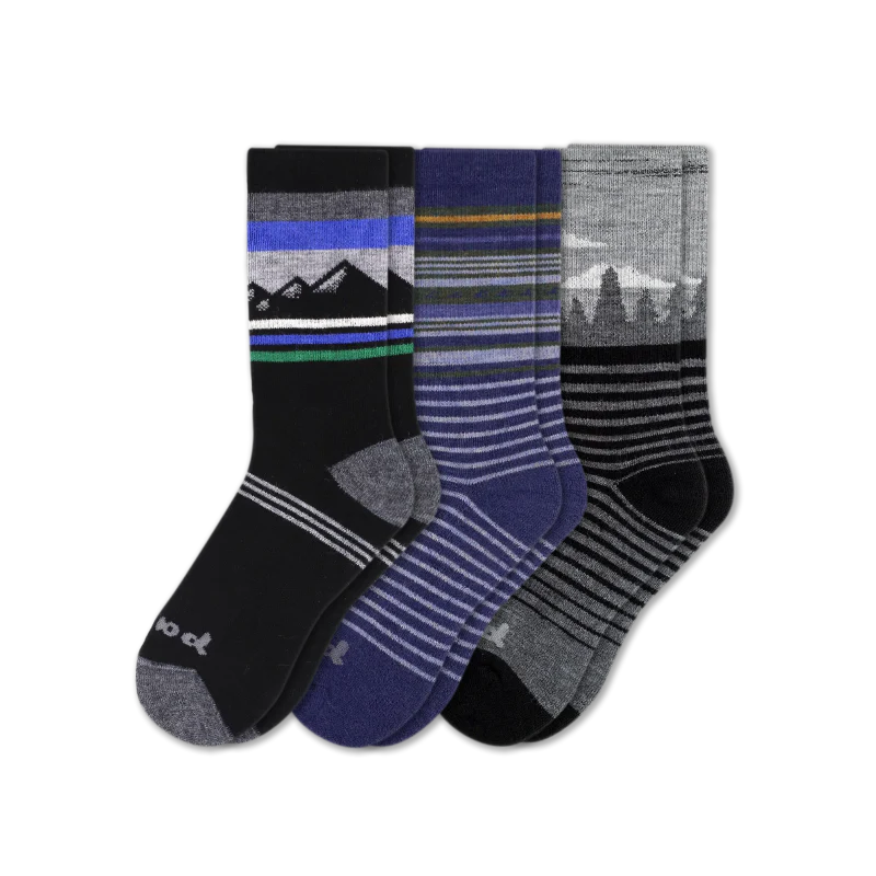 3 Pack - Men's Crew Pacas Socks - Image 94
