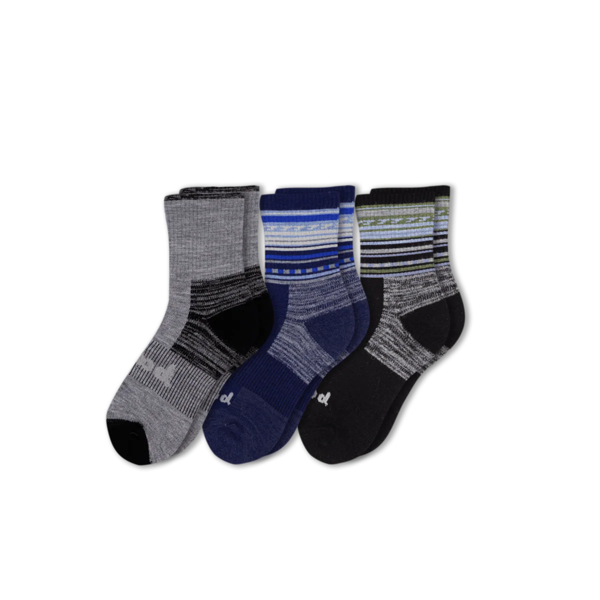 3 Pack - Men's Hiking Crew Pacas Socks - Image 3