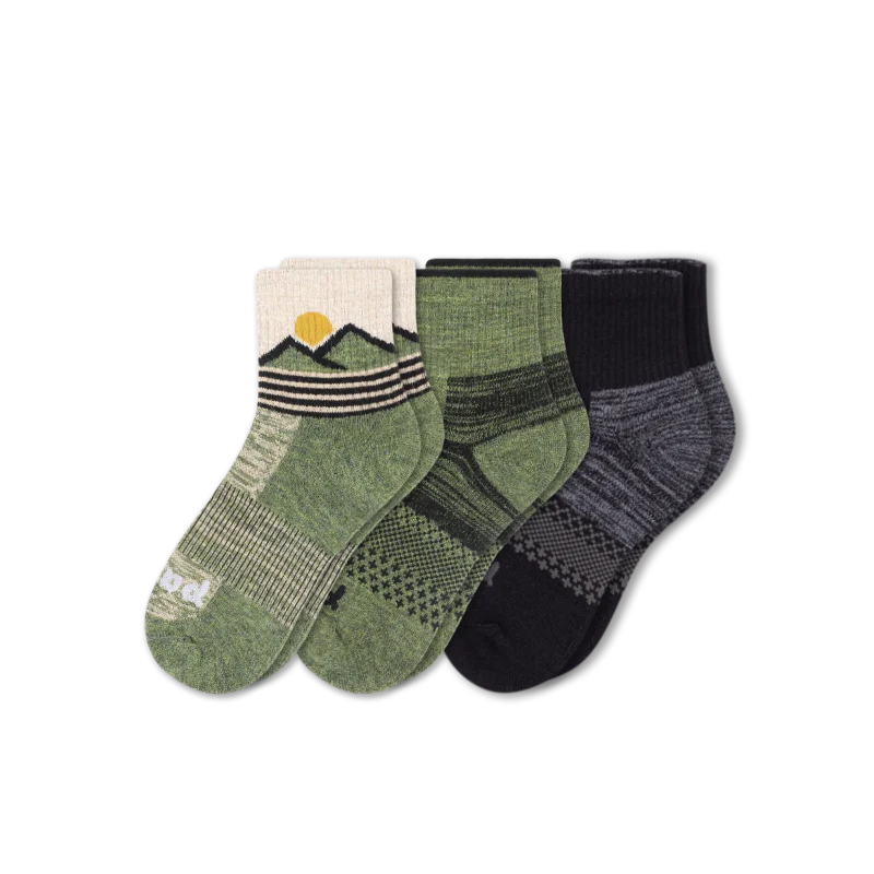 3 Pack - Men's Hiking Quarter Pacas Socks - Image 3