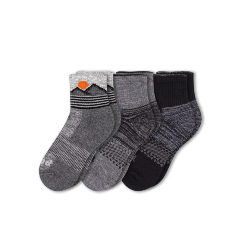 3 Pack - Men's Hiking Quarter Pacas Socks - Image 5