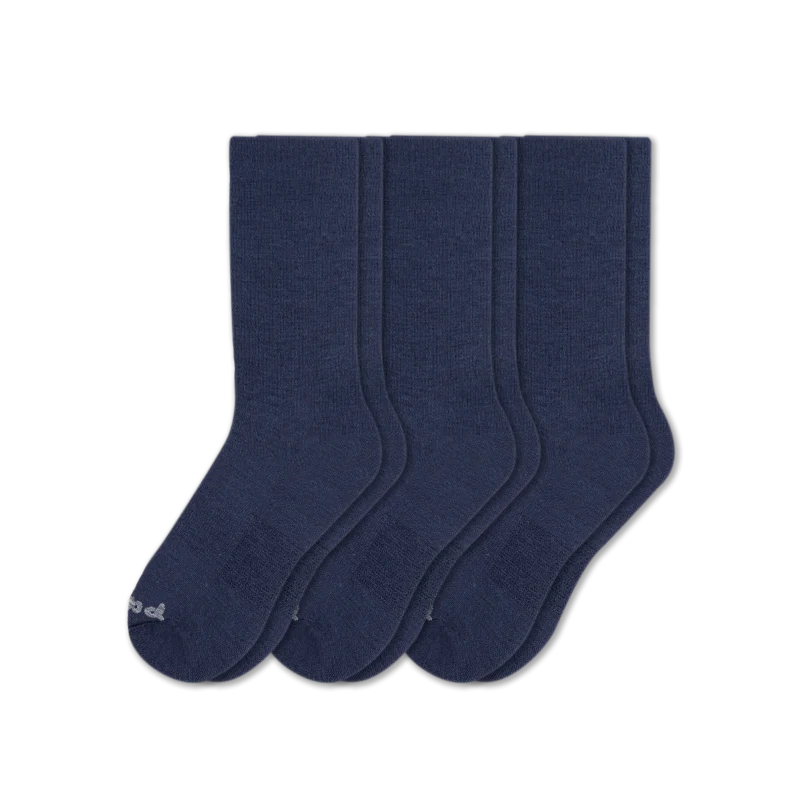3 Pack - Men's Light-Weight Crew Pacas Socks - Image 100