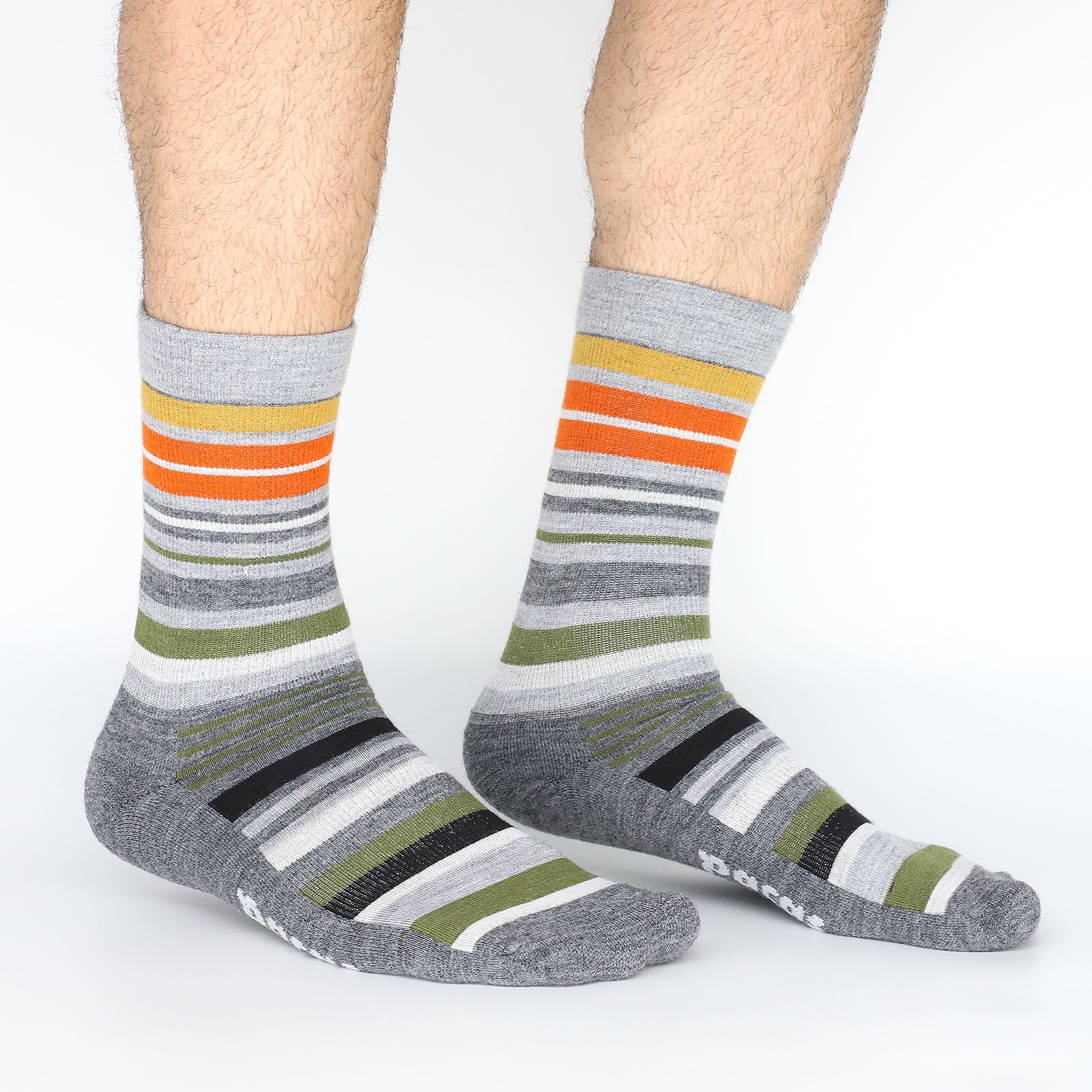 3 Pack - Men's Light-Weight Crew Pacas Socks - Image 127