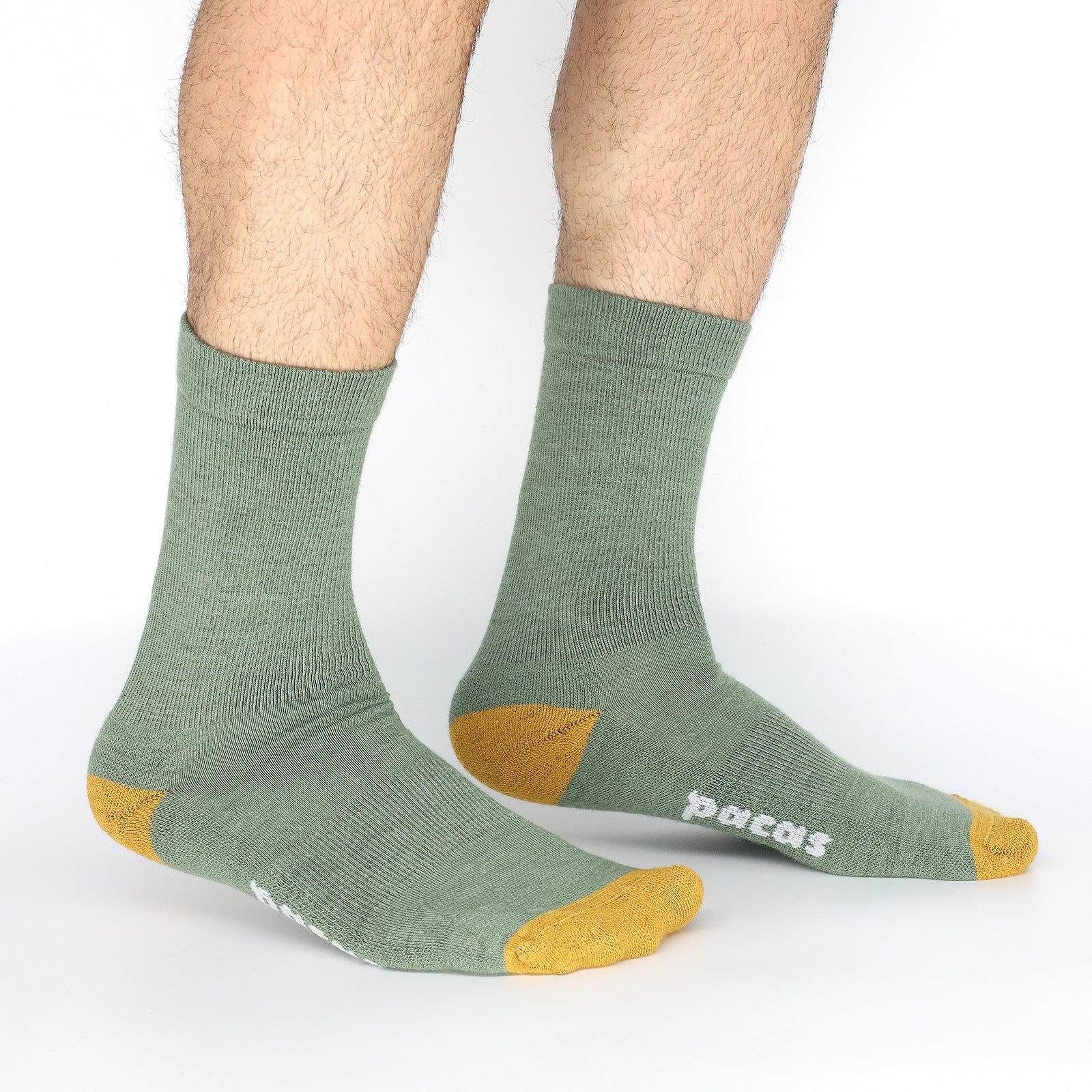3 Pack - Men's Light-Weight Crew Pacas Socks - Image 130