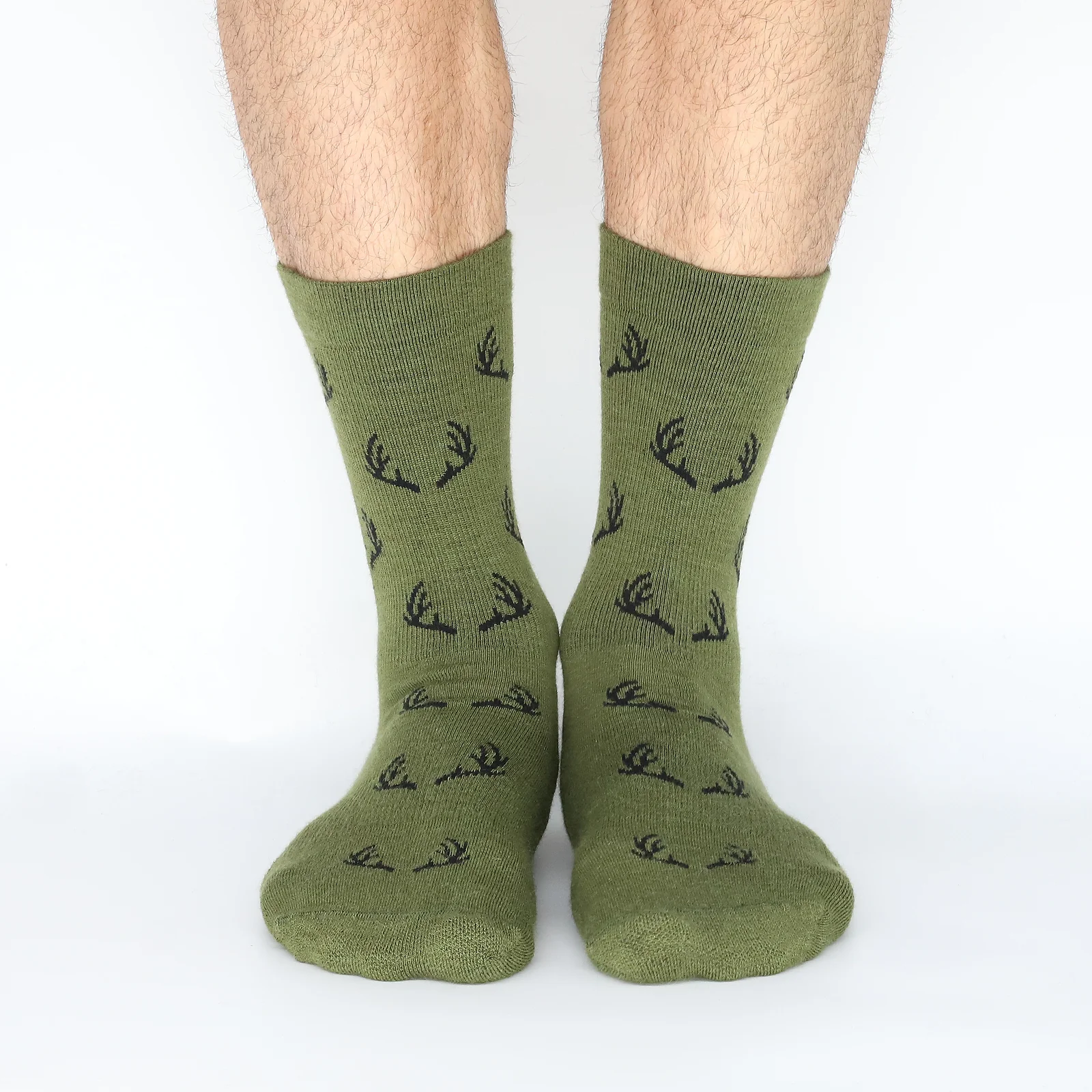 3 Pack - Men's Light-Weight Crew Pacas Socks - Image 135