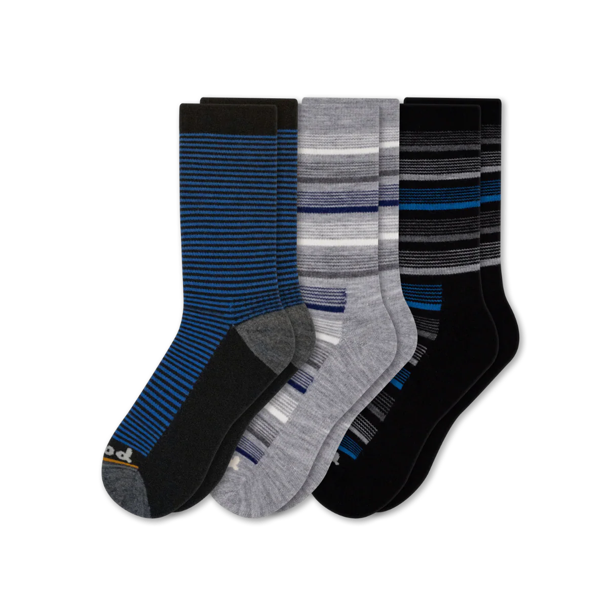 3 Pack - Men's Light-Weight Crew Pacas Socks - Image 163