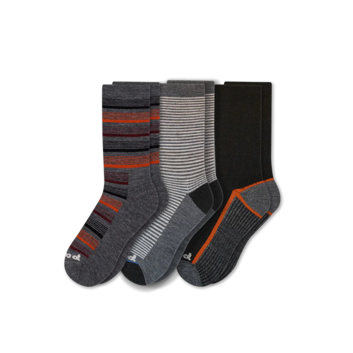 3 Pack - Men's Light-Weight Crew Pacas Socks - Image 34