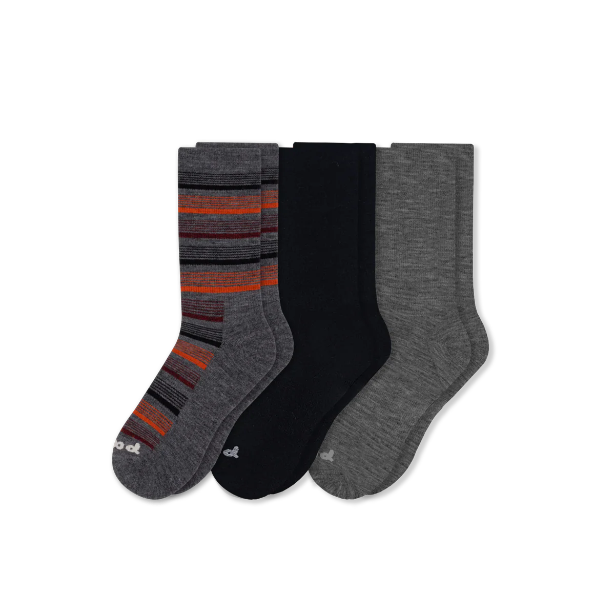 3 Pack - Men's Light-Weight Crew Pacas Socks - Image 35