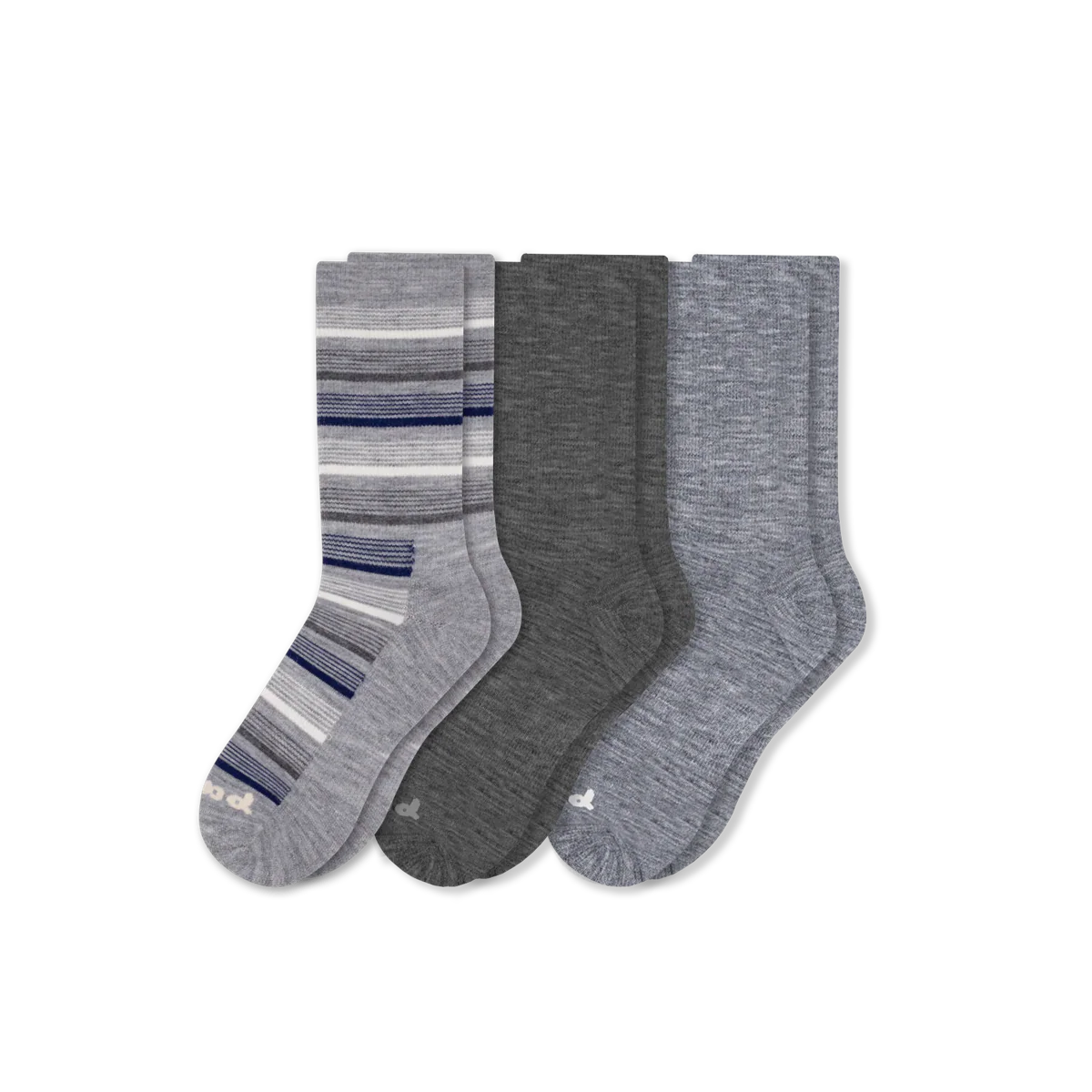 3 Pack - Men's Light-Weight Crew Pacas Socks - Image 37