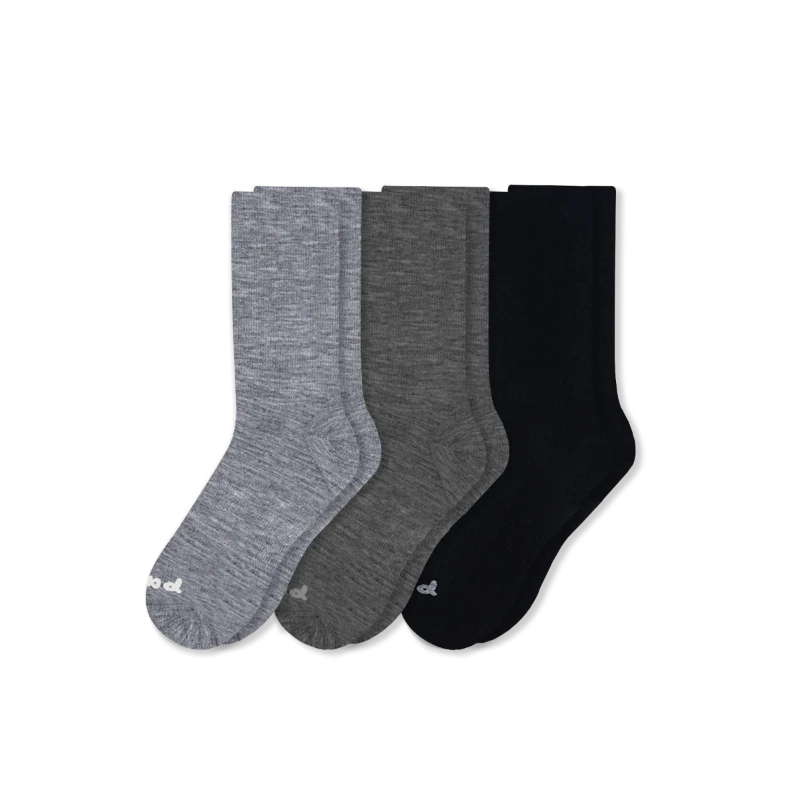 3 Pack - Men's Light-Weight Crew Pacas Socks - Image 41