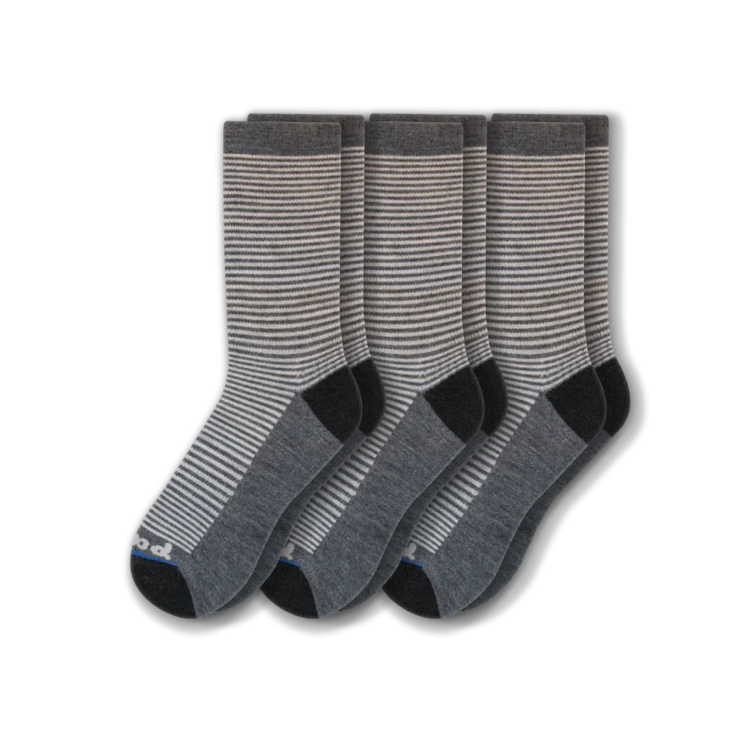 3 Pack - Men's Light-Weight Crew Pacas Socks - Image 53