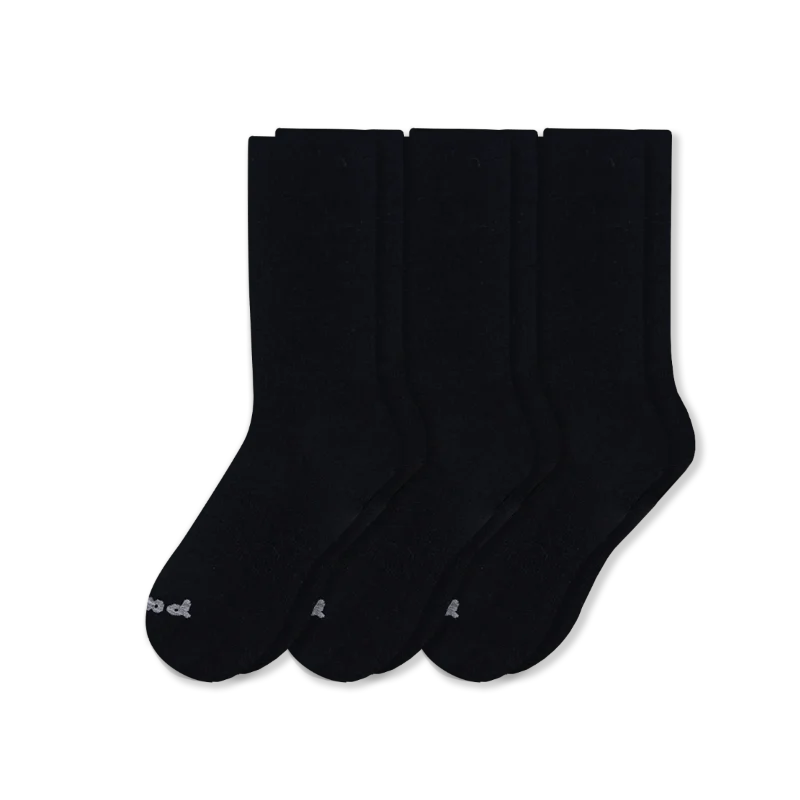 3 Pack - Men's Light-Weight Crew Pacas Socks - Image 55