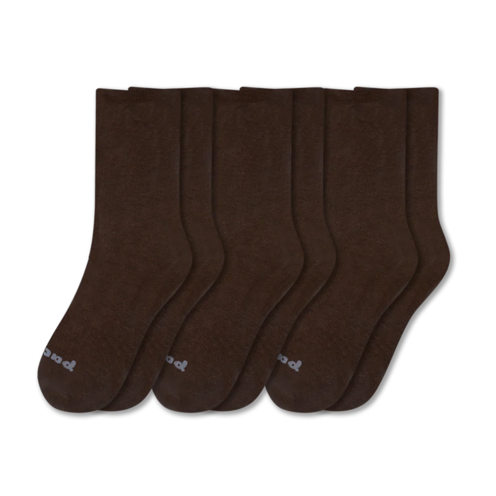 3 Pack - Men's Light-Weight Crew Pacas Socks - Image 6