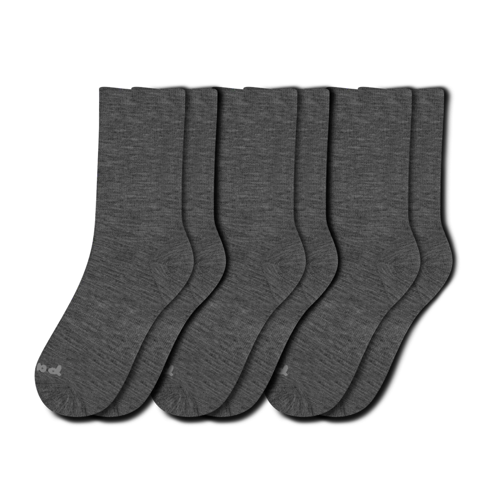 3 Pack - Men's Light-Weight Crew Pacas Socks - Image 9