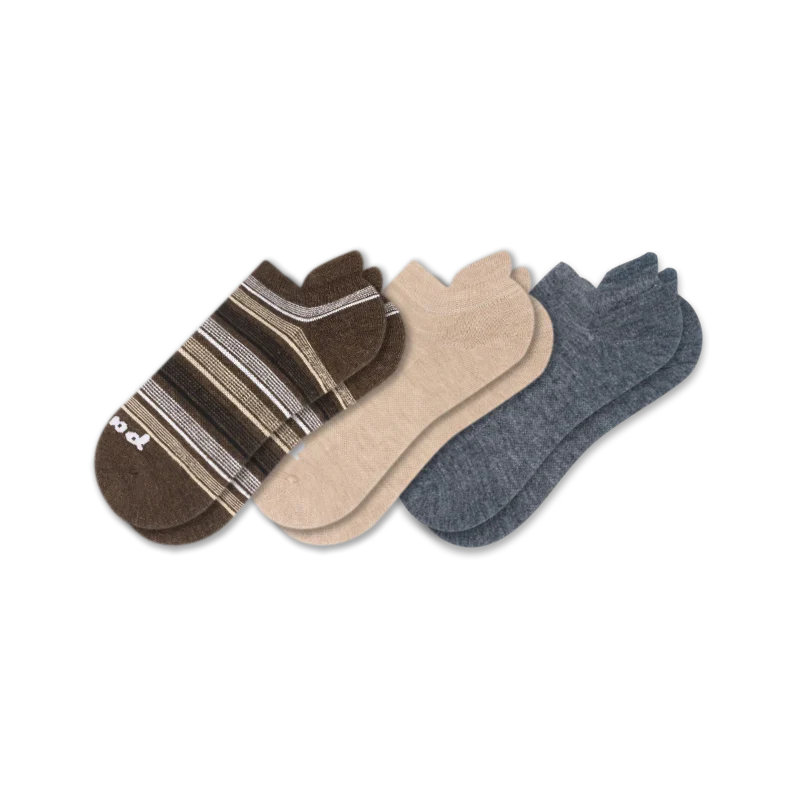 3 Pack - Men's Low Cut Pacas Socks - Image 100