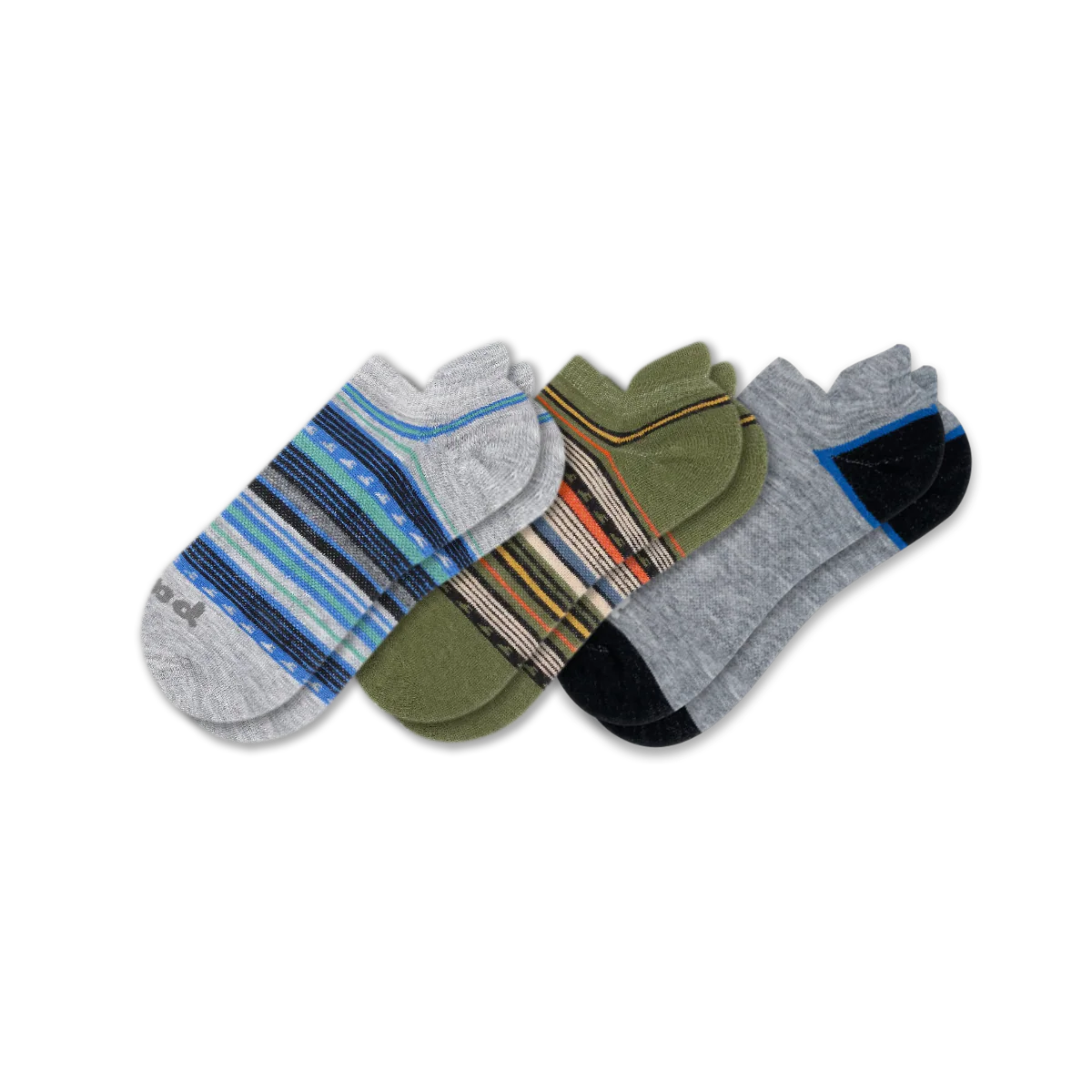 3 Pack - Men's Low Cut Pacas Socks - Image 128