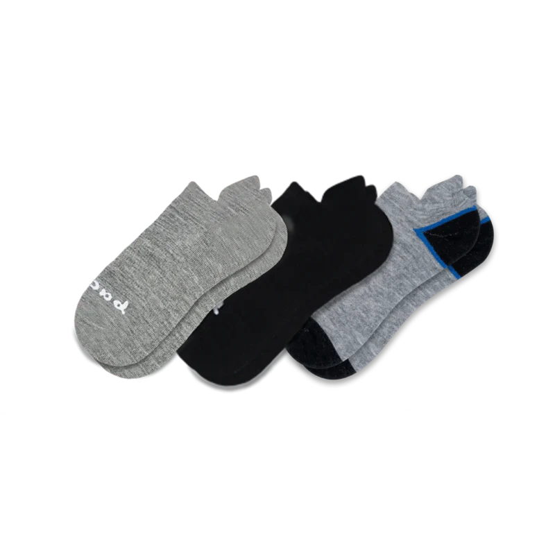 3 Pack - Men's Low Cut Pacas Socks - Image 60