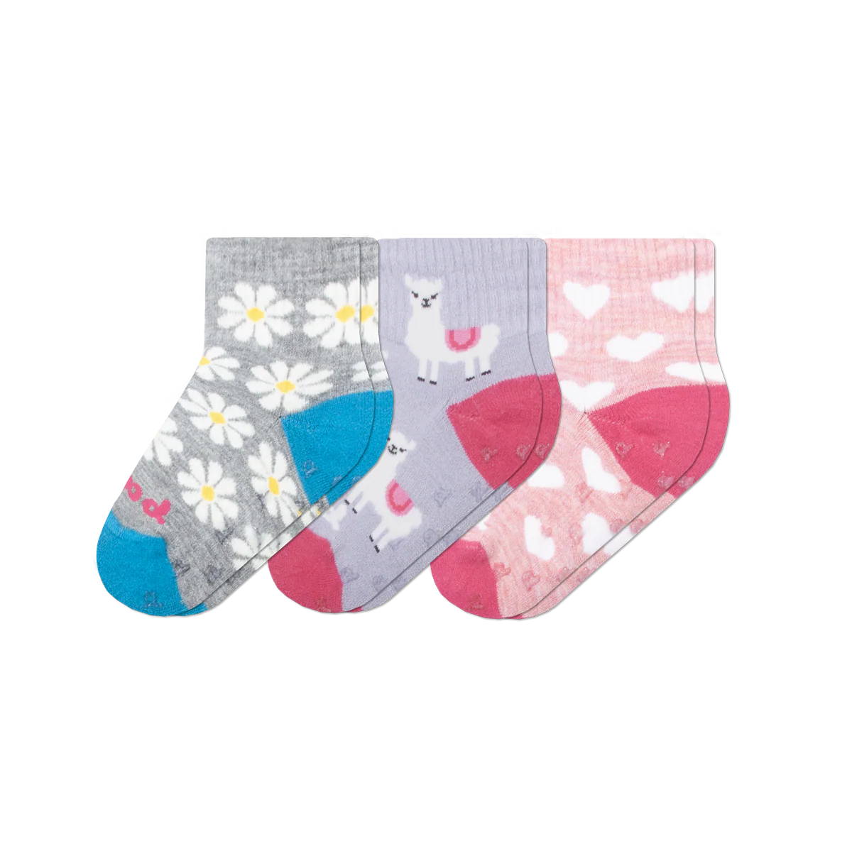 3 Pack - Toddler Pacas Gripper Socks - Image 12