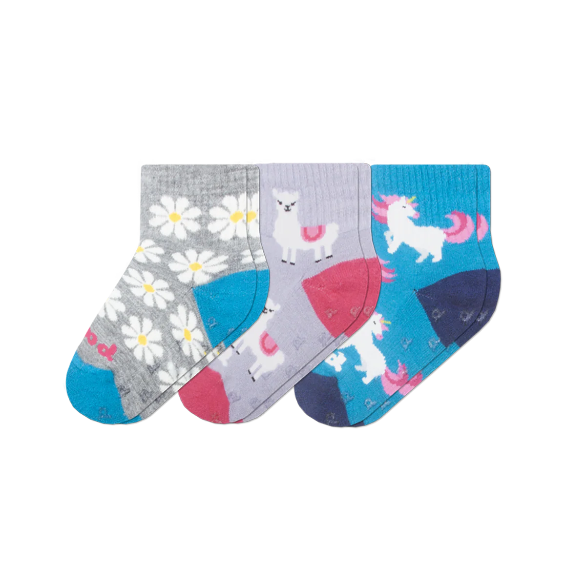 3 Pack - Toddler Pacas Gripper Socks - Image 13