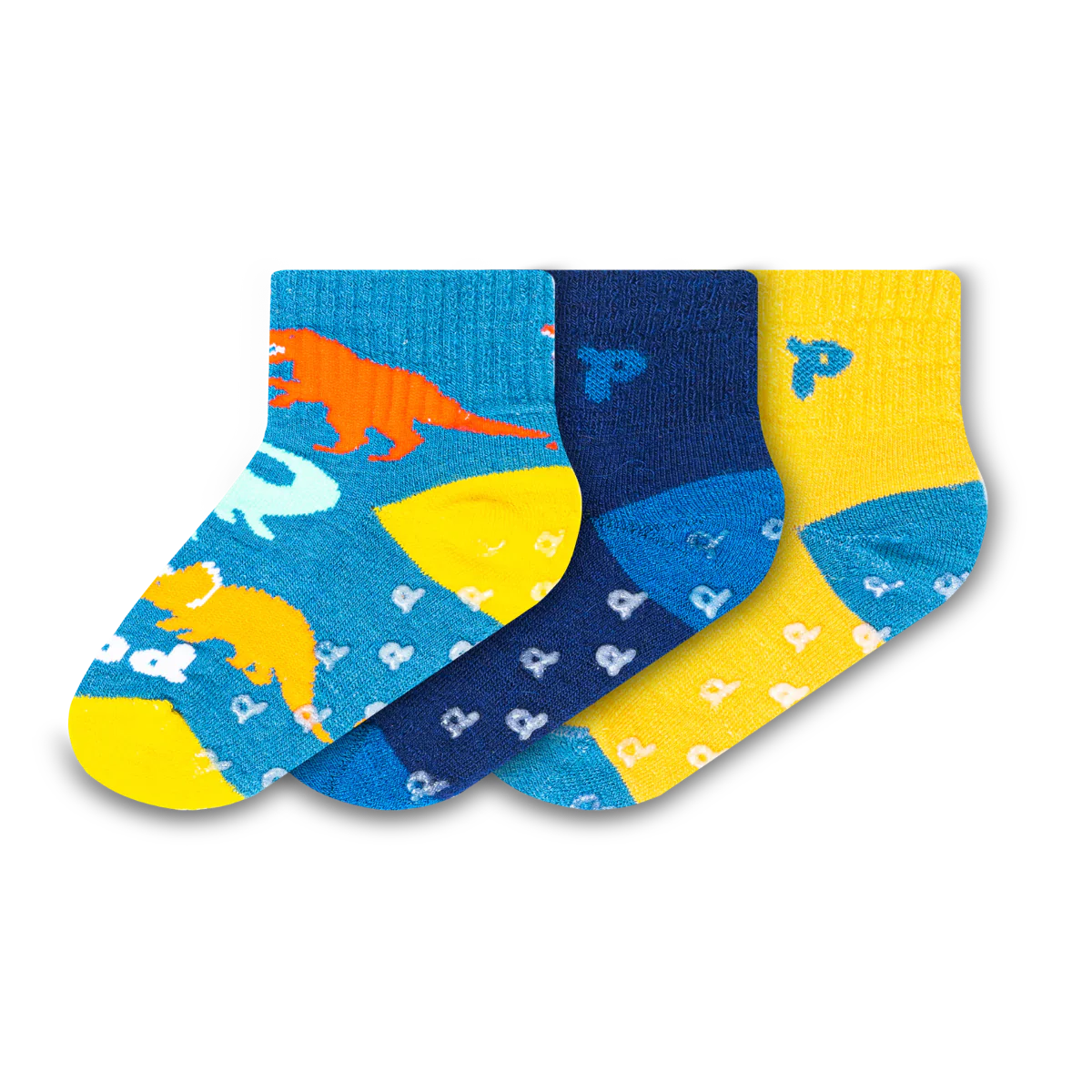 3 Pack - Toddler Pacas Gripper Socks - Image 14