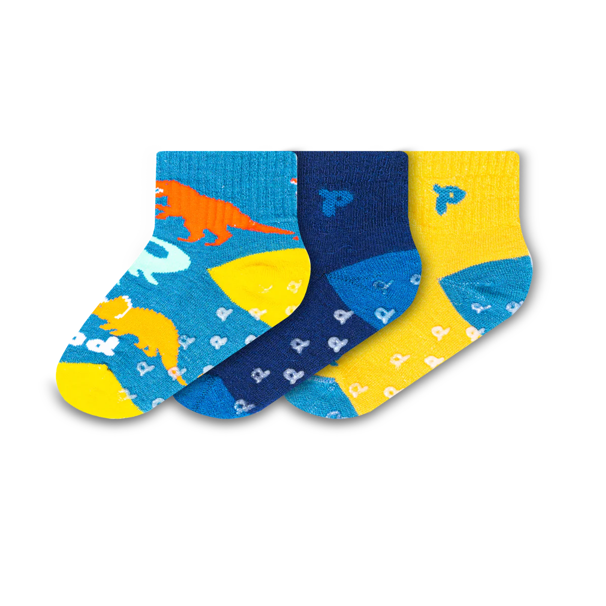 3 Pack - Toddler Pacas Gripper Socks - Image 15