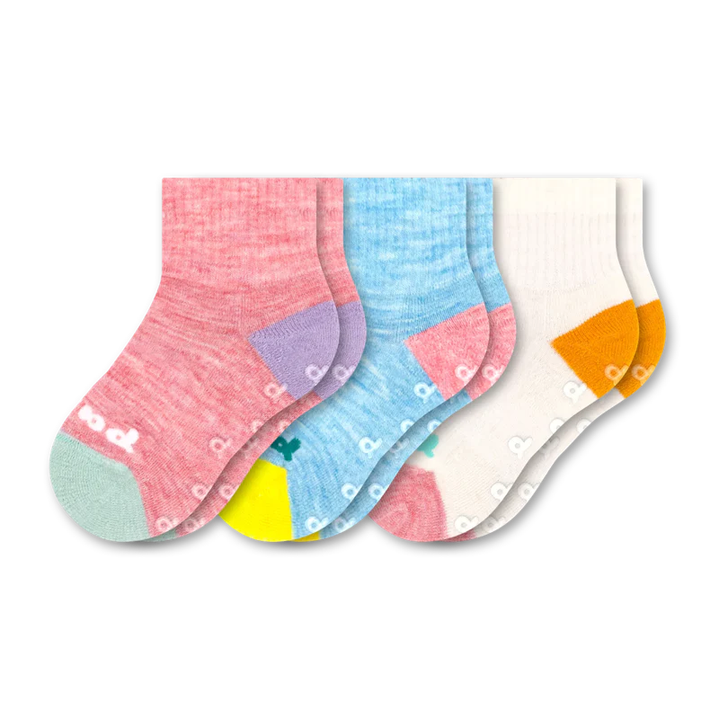 3 Pack - Toddler Pacas Gripper Socks - Image 16