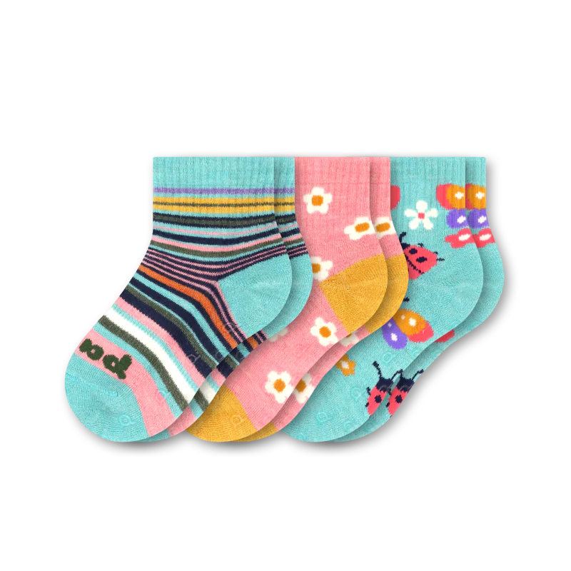 3 Pack - Toddler Pacas Gripper Socks - Image 27
