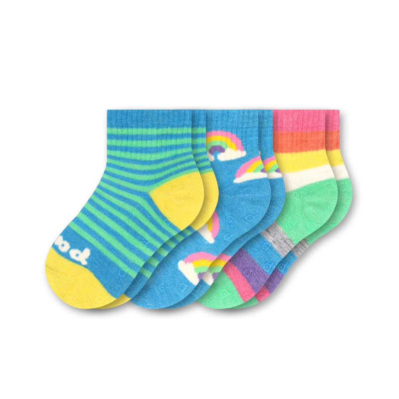 3 Pack - Toddler Pacas Gripper Socks - Image 29