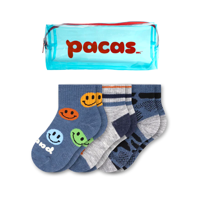 3 Pack - Toddler Pacas Gripper Socks - Image 35