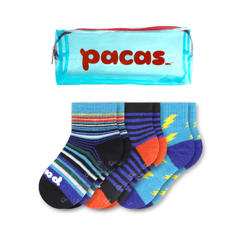 3 Pack - Toddler Pacas Gripper Socks - Image 37
