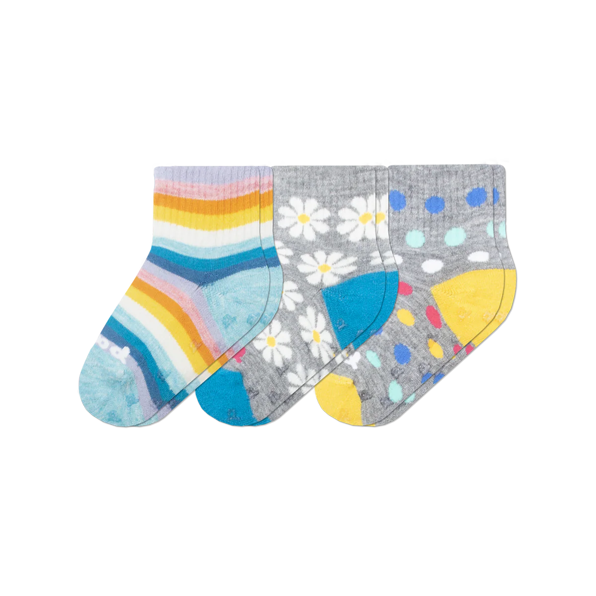 3 Pack - Toddler Pacas Gripper Socks - Image 4