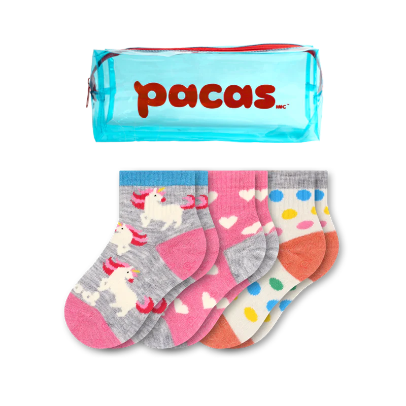 3 Pack - Toddler Pacas Gripper Socks - Image 40