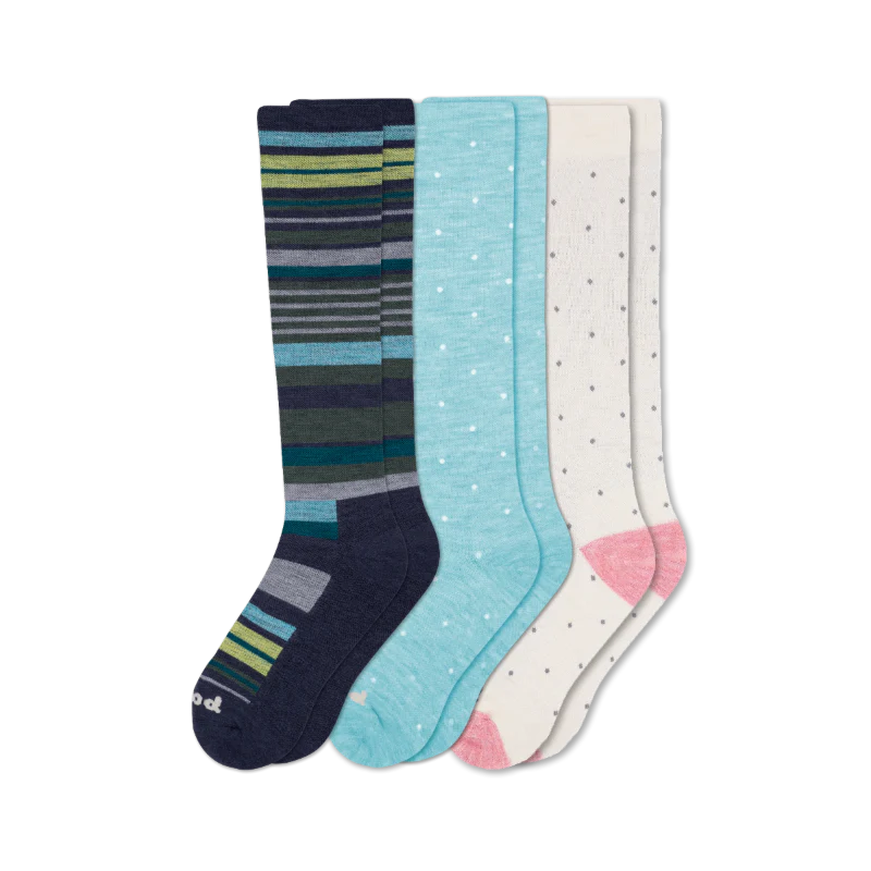 3 Pack - Women's Compression Socks - Image 105