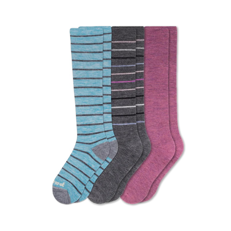 3 Pack - Women's Compression Socks - Image 129